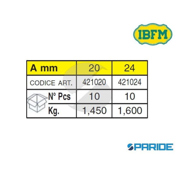 CATENACCIO 421 24 A LEVA AZIONE SEMPLICE IBFM
