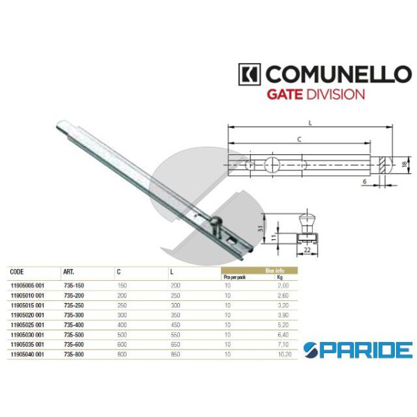 CATENACCIO 735-150 A SALDARE MEDIO COMUNELLO