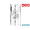 CATENACCIO A LEVA F 18 A12 DX W997100501 AGB PER POSEIDON