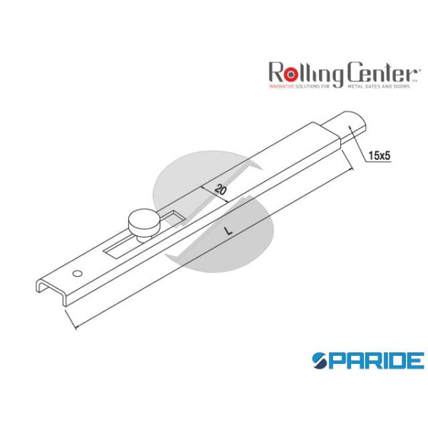 CATENACCIO A SALDARE 120 500 LEGGERO ROLLING  CENTER