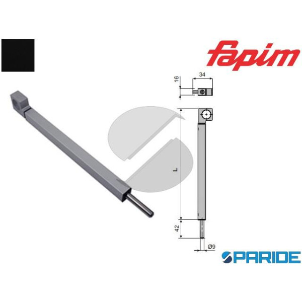 CATENACCIO AD APPOGGIO L 450 MM C3724 DONATELLO NE...