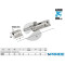 CATENACCIO PORTALUCCHETTO L 105 MM INOX 248IN10 ALDEGHI