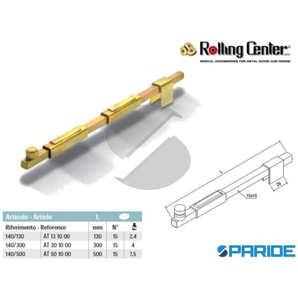 CATENACCIO QUADRO 140 500 A SALDARE LEGGERO ROLLIN...