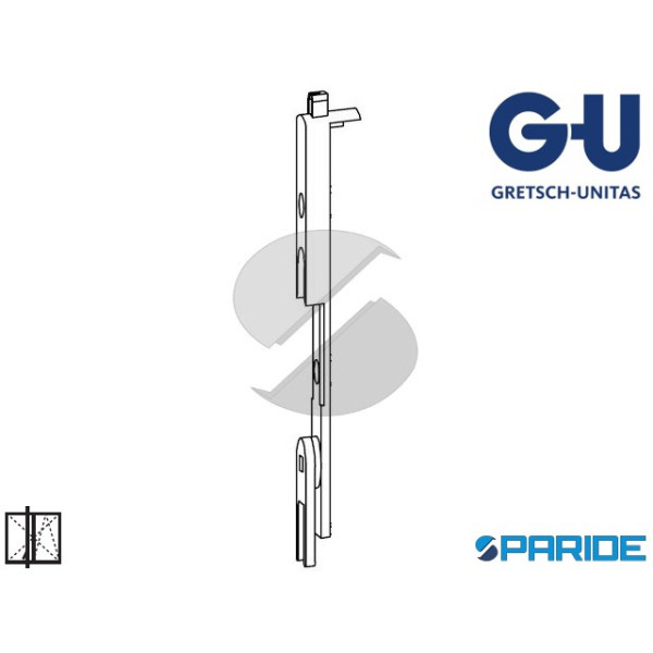 CATENACCIO SUPERIORE A12 6-26071-00-0-1 GU PER LEGNO