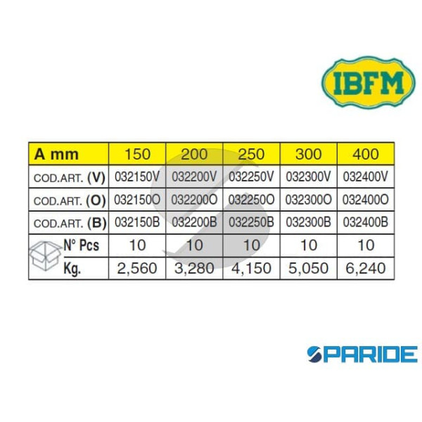 CATENACCIO VERTICALE 34 300 M DA LEGNO AD AVVITARE IBFM MARRONE