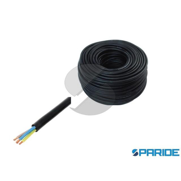 CAVO ELETTRICO NERO 3X2,5 MM