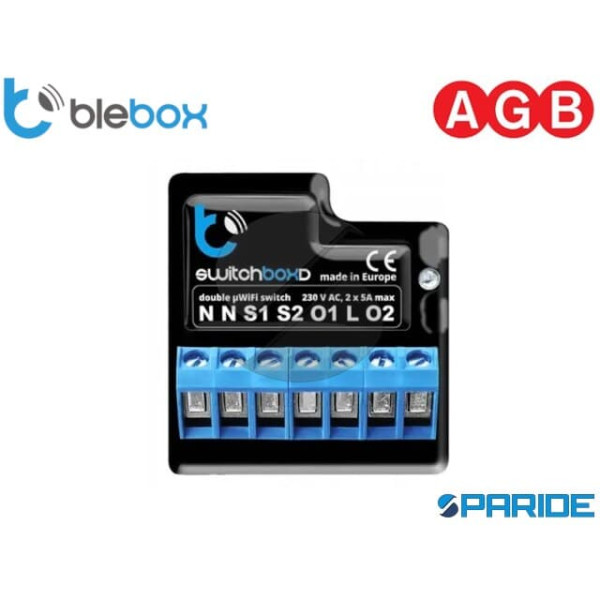 CENTRALINA DOMOTICA WIFI SWITCHBOXD BLEBOX