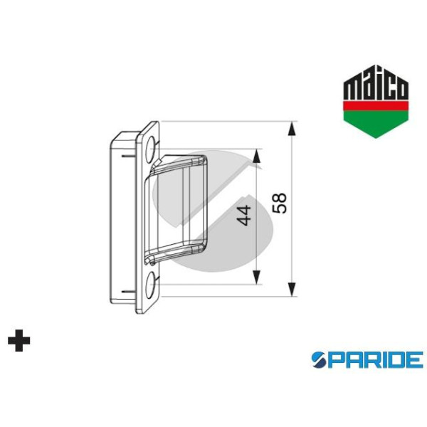 CERNIERA A SCOMPARSA CENTRALE 94185 MAICO PVC