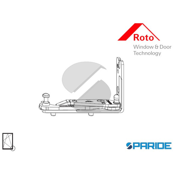 CERNIERA A SCOMPARSA SX PB 24 2005286 ROTO NX