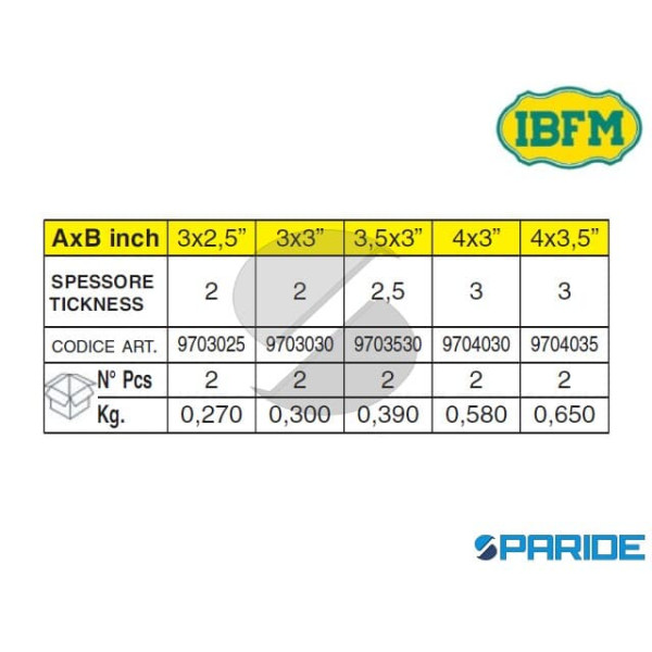 CERNIERA ACCIAIO INOX 3,5X3 970 IBFM 2 CUSCINETTI A SFERA