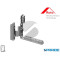 CERNIERA ANGOLARE A12 I13 DX 815436 PER PORTA-FINESTRA SENZA GUIDA ROTO B18 NT