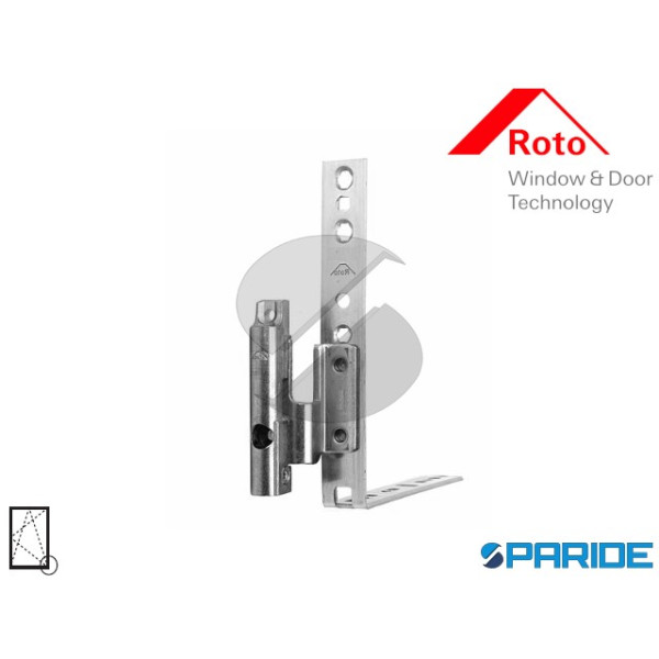CERNIERA ANGOLARE A12 I9 DX 815376 PER PORTA -FINESATR SENZA GUIDA ROTO B18 NT