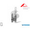 CERNIERA ANGOLARE A12 I9 DX 815394 PER PORTA -FINESTRA SENZA GUIDA ROTO B18 NT