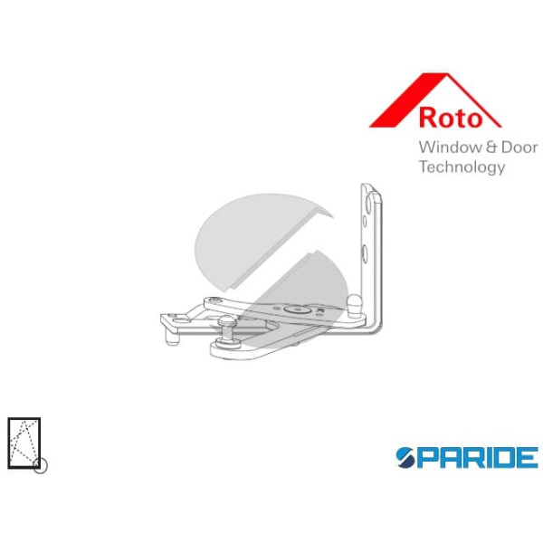 CERNIERA ANGOLARE DX PB 24 I 13 563737 ROTO NT DII