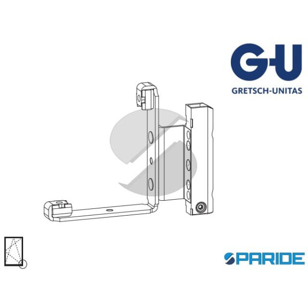 CERNIERA ANGOLARE INFERIORE DX 6-36141-18-R-1 I13 A12 PVC GU