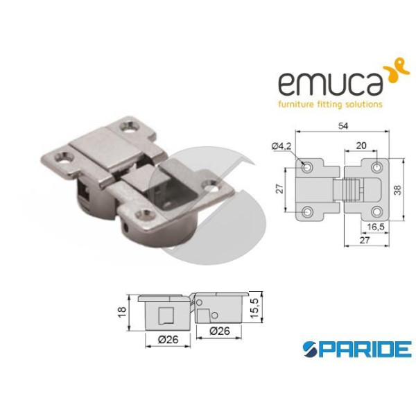 CERNIERA ANKOR GT-B D 26 MM 1010707 EMUCA