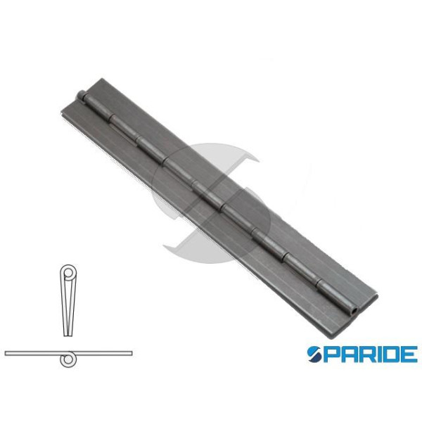 CERNIERA METRAGGIO 60X1980 MM INOX A SALDARE 3230