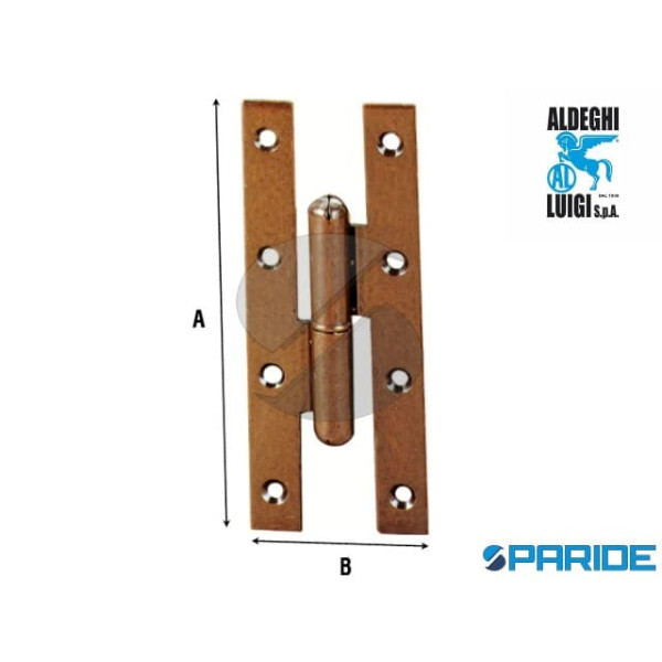 CERNIERA PAUMELLES 110X55 MM DESTRA 105AB110D ALDE...