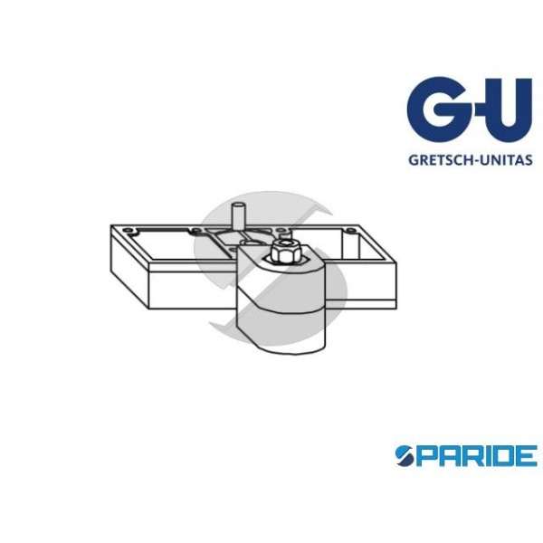 CERNIERA PER BILICO VERTICALE 6-25851-00-P-1 GU ARGENTO