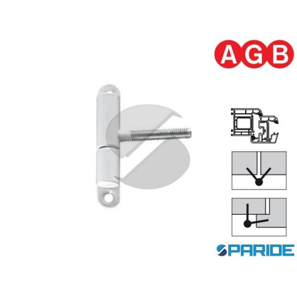 CERNIERA PVC M7X47 BIANCO RAL 9010 E005011591 AGB