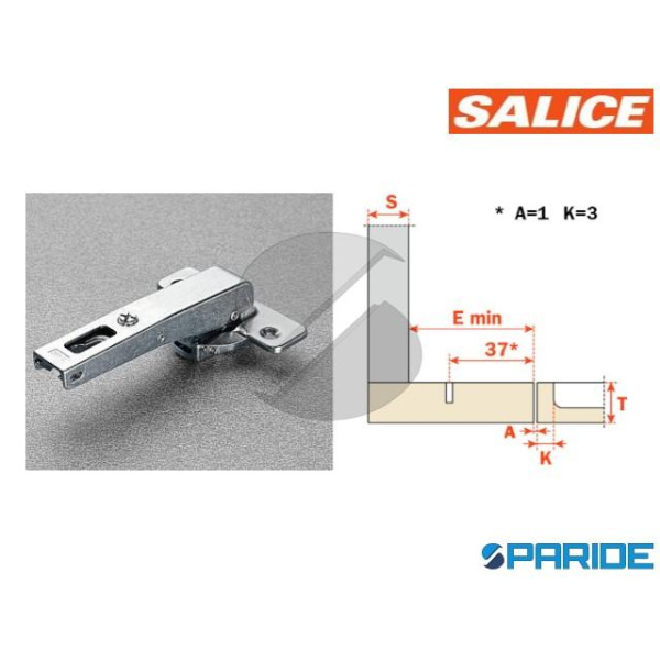 CERNIERA SALICE 94 GR D 35 C2ABN99AC 37X32 CONTROC...