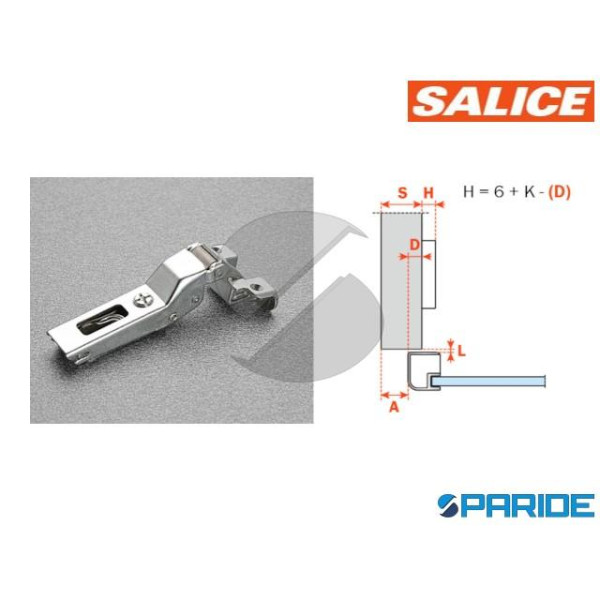 CERNIERA SALICE PER PROFILI ALLUMINIO C2Z6G99 105 ...