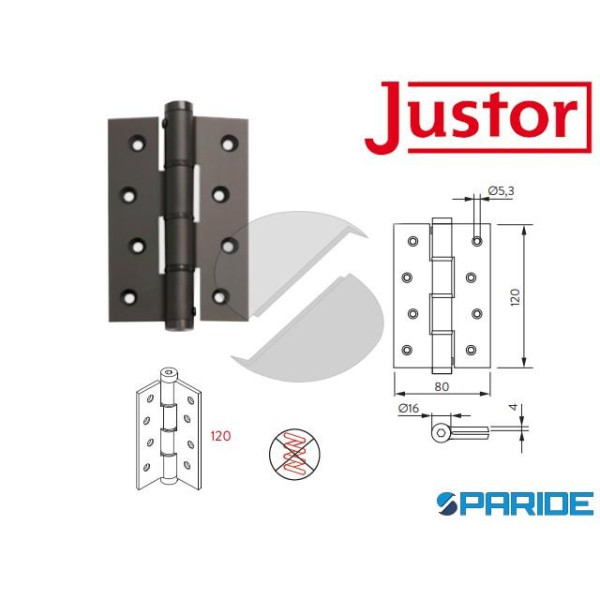 CERNIERA SEMPLICE AZIONE SA 120 SM NERA JUSTOR 539...