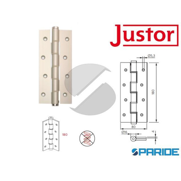CERNIERA SEMPLICE AZIONE SA 180 SM ARGENTO JUSTOR ...