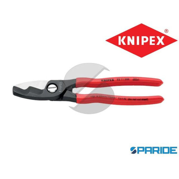 CESOIA PER CAVI 95 11 200 DOPPIO TAGLIENTE KNIPEX