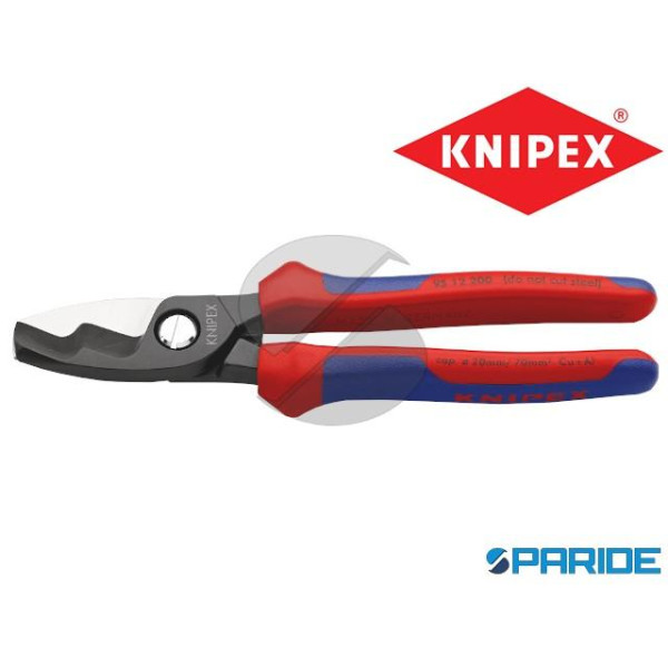 CESOIA PER CAVI 95 12 200 DOPPIO TAGLIENTE KNIPEX