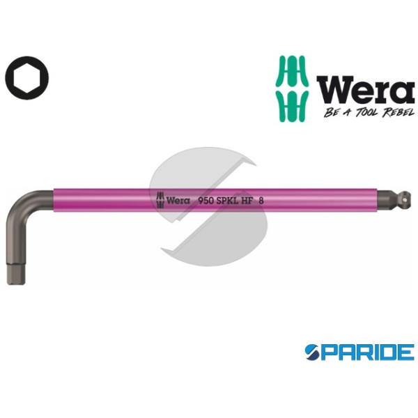 CHIAVE A BRUGOLA 4 MM L 137 MM 950 SPKL HF WERA CO...