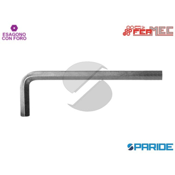 CHIAVE A BRUGOLA CON FORO 5 MM 911-CV FERMEC