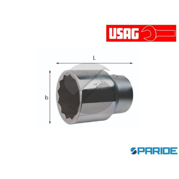 CHIAVE A BUSSOLA 235 1 N 65 MM USAG CON BOCCA POLIGONALE