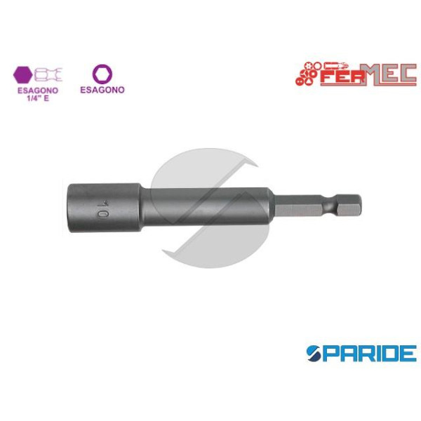 CHIAVE A BUSSOLA ESAGONALE 1\4 ES 8 MM 2870-8M FERMEC CON MAGNETE