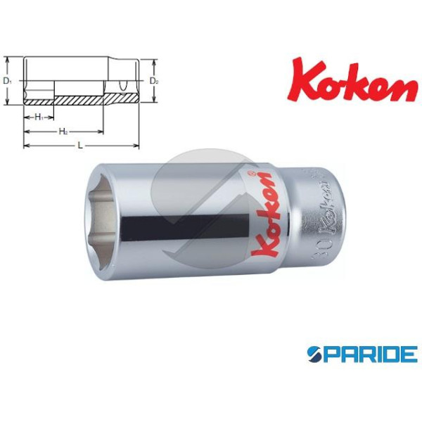 CHIAVE A BUSSOLA ESAGONALE LUNGA 3\4 EN 50 MM 6300...