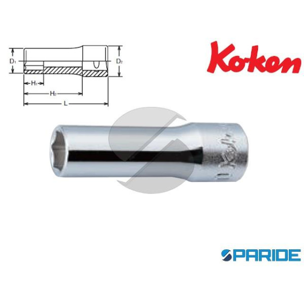 CHIAVE A BUSSOLA ESAGONALE LUNGA 3\8 EN 13 MM 3300...