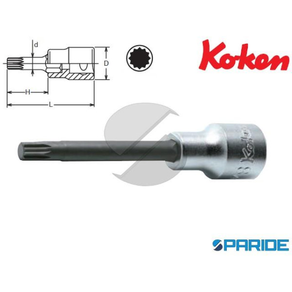 CHIAVE A BUSSOLA MASCHIO 1\2 XZN M12 4020.120 KOKE...