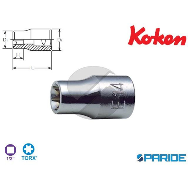 CHIAVE A BUSSOLA TORX 1\2 EN 8 4425 KOKEN