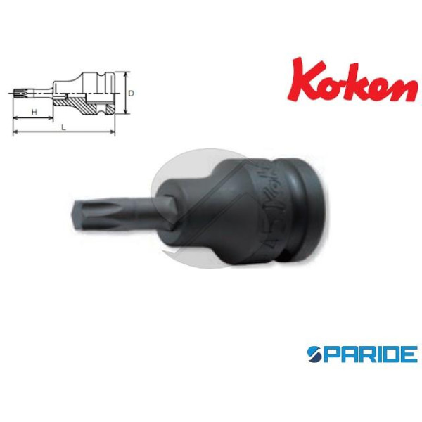 CHIAVE A BUSSOLA TORX 1\2 TX30 L 60 MM 14025.60 KO...