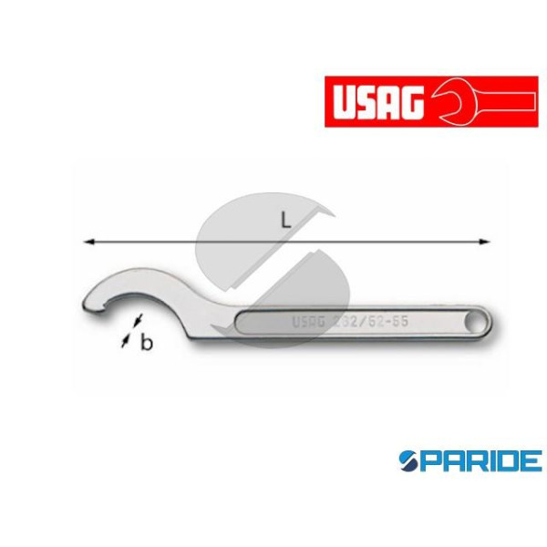 CHIAVE A SETTORE 282 135-145 CON NASELLO QUADRO US...