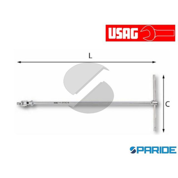 CHIAVE A T 273 C 10 SNODATA CON MASCHIO ESAGONALE ...