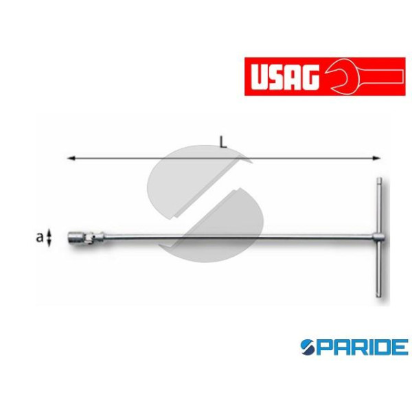 Chiave a settore con nasello quadro USAG 282 92-95-100 U02820112