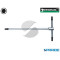 CHIAVE A T A BRUGOLA 3 MM CON ASTA SCORREVOLE STAHLWILLE