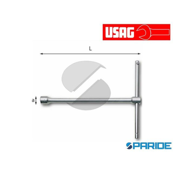 CHIAVE A T SEMPLICE 275 10 CON BOCCA ESAGONALE USA...