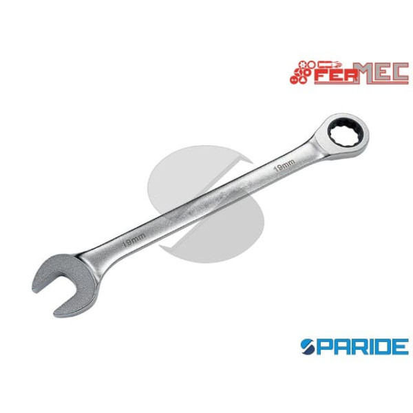 CHIAVE COMBINATA POLIGONALE 10 MM A CRICCHETTO EXT...