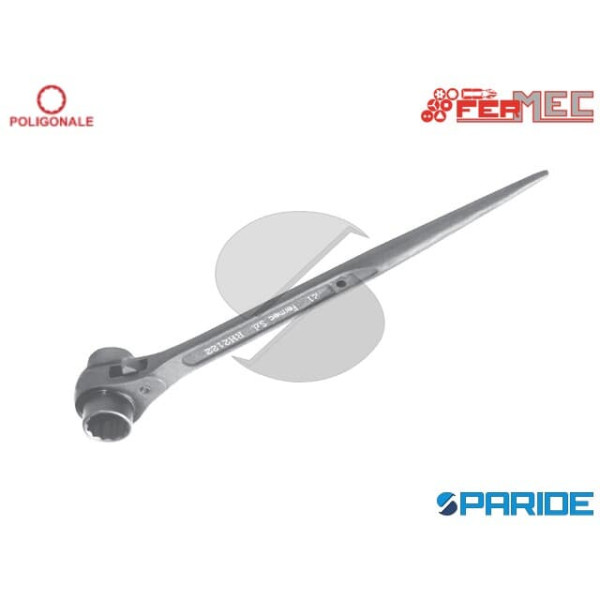 CHIAVE CRICCO DOPPIA BUSSOLA POLIGONALE 21X22 MM F...