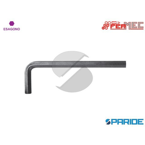 CHIAVE ESAGONALE PIEGATA BRUNITA 3\8 L 112 MM 911-...