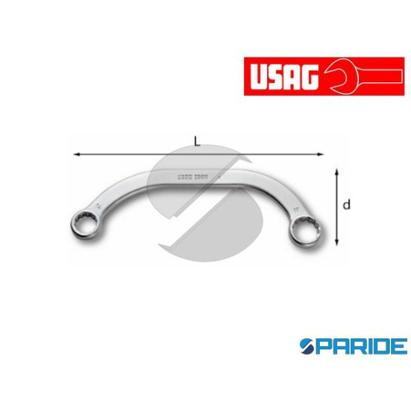 CHIAVE POLIGONALE DOPPIA 258 N 14X17 USAG