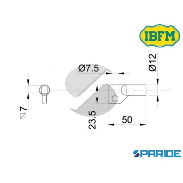 CHIAVE QUADRA PER TAVELLINO 021AM ZAMA IBFM