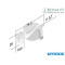 CHIAVE SERRATURA PATENT CIFRATURA 8 BONAITI NICHELATA 10310